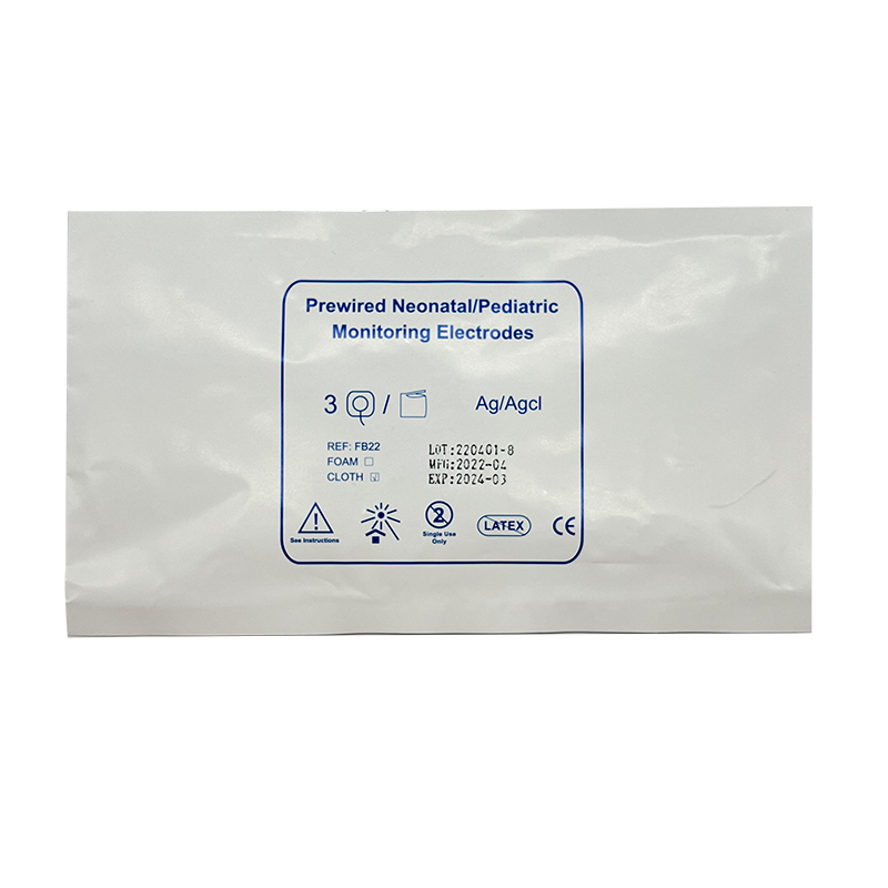 Disposable prewired neonatal/pediatric monitoring electordes