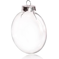 Boules de verre 8CM/10CM Boule de mémoire de mariage Boules d'ornement de Noël Événement Anniversaire DIY Message Décorations de fête de Noël