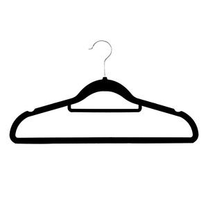 Lmf023 bán buôn nhung không trượt quần áo người lớn móc áo - Product Image 5