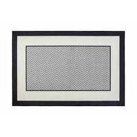 Hochwertiger Europäischer Wohnzimmerteppich Zeitgenössischer Designer Chevron-Muster Bodenmatte Luxuriöser Wohndekor Teppich