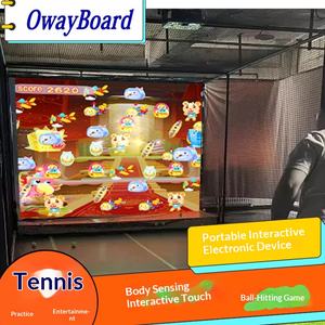 Entraînement de tennis interactif intelligent avec projection haute résolution sur sol et mur, 3D à l'œil <span class=keywords><strong>nu</strong></span>, pour divertissement commercial intérieur et extérieur - Product Image 4