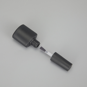 ขวดน้ำยาทาเล็บเจล HDPE 5มล. 8มล. 10มล. ขวดน้ำมันพร้อมแปรงเจลพลาสติกสำหรับยาทาเล็บเครื่องสำอางยาทาเล็บขวดสีดำ - Product Image 4