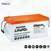 Batterie de tricycle électrique LiFePO4 48V200AH de qualité supérieure, performance constante, sûre et stable pour scooter pour personnes handicapées, CE FCC UN38.3 OEM ODM