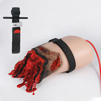Maniquí de Hemostasia de Heridas para Enseñanza Médica DARHMMY, Amputación de Pierna Traumática Realista, Torso para Prácticas de Respuesta Médica, PVC
