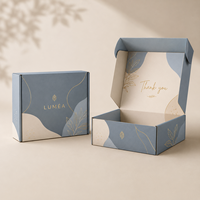 Scatole di Cartone Ondulato Pieghevoli Personalizzate per Imballaggio Colorato, Progettate per Confezioni Regalo Premium