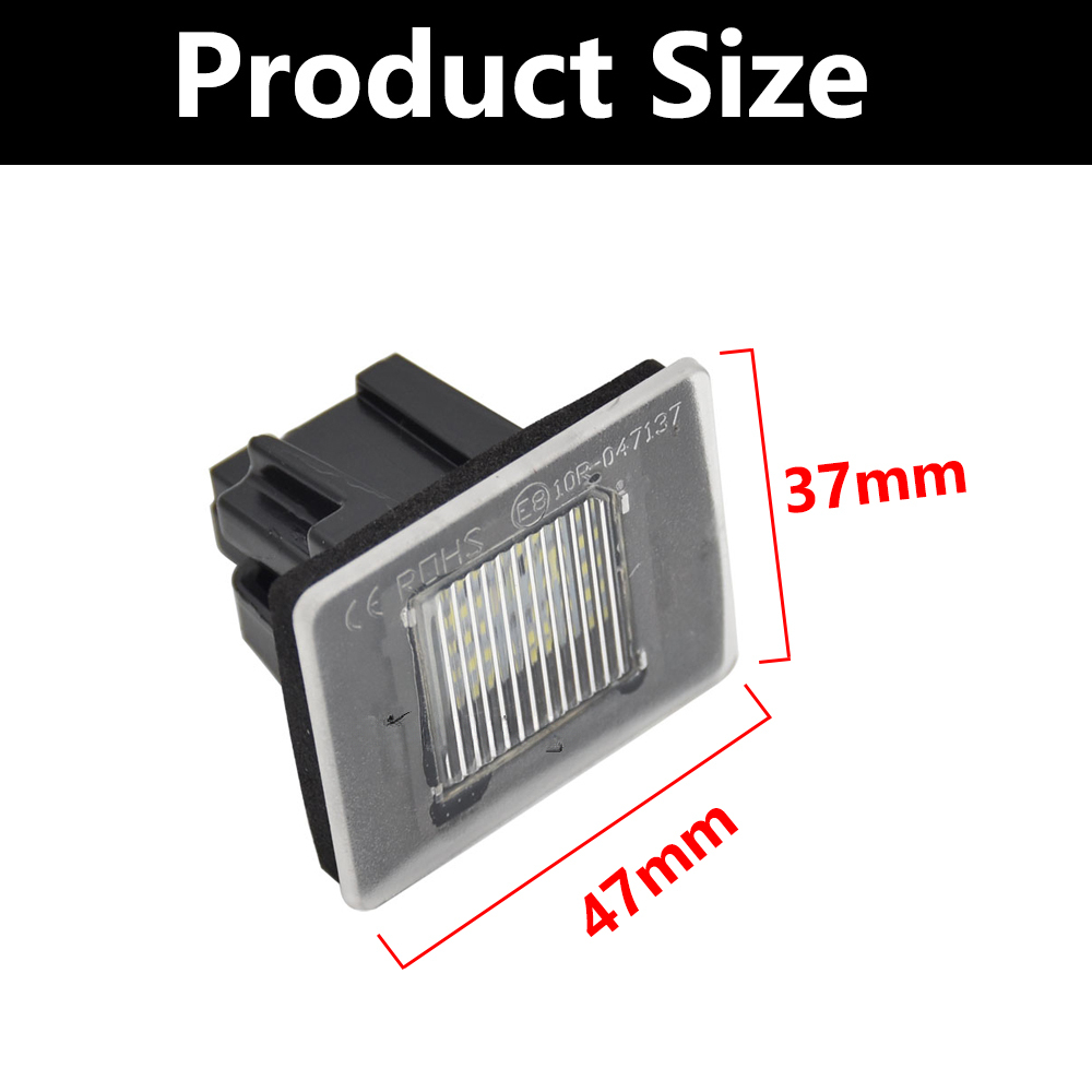 Genuine Mercedes-Benz LED License Plate Light For C/S/E/CLS/CLA/SL – A2218200856
