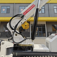 Mini grue araignée hydraulique mobile de chantier, 8 tonnes, portée de levage de 21 mètres, facile à utiliser pour les projets de construction