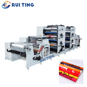 RTRY-420 6 màu Bopp phim anilox Con lăn loại dọc tốc độ bình thường quay cắt chết máy in flexo - Product Image 2