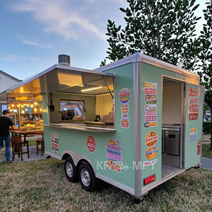 French Refrigerator and <b>Pancake</b> Equipment Portable Dining Food Truck Juice Concession Trailer with Full Kitchen - Product Image 1
