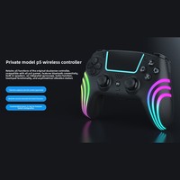 Manette de jeu sans fil P5-230 en ABS avec lumières colorées et prise en charge somatosensorielle pour / Slim/