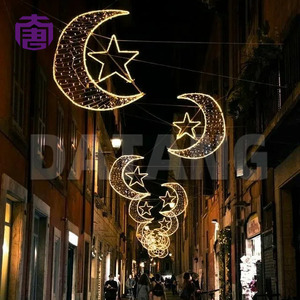 Luces Decorativas con Diseño de Cruce de Calles Navideñas, Iluminación Superior para Calles Comerciales en Época Festiva - Product Image 2