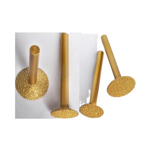 Gelöteter Diamant-Schleifkopf, Fräser, Schaftbohrer, Nagelplatten-, Stein- und Marmor-Schnitz-, Polier- und Gravierwerkzeug, 15mm Schaft - Product Image 4