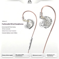Nouveaux écouteurs Diamond Music de haute qualité, écouteurs dynamiques transparents, écouteurs filaires intra-auriculaires stéréo HiFi