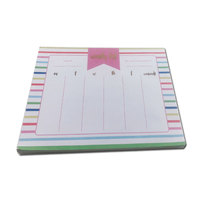 Personalizado Tearable 52 Semanas A4 Nevera Planificador Semanal Impreso Lista DE LA Compra