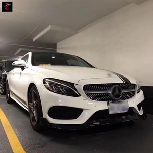 <span class=keywords><strong>Prix</strong></span> d'usine W205 lèvre avant de Style <span class=keywords><strong>B</strong></span> pour <span class=keywords><strong>mercedes</strong></span>-benz <span class=keywords><strong>classe</strong></span> C W205 2014-2018 lèvre de pare-chocs avant en Fiber de carbone noir brillant - Product Image 5