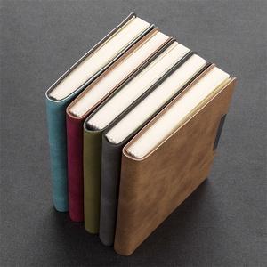 A7 siêu mini Pocket máy tính xách tay với PU Leather trường hợp xoắn ốc Tạp Chí cuốn sách cho các trường học & Quà Tặng Chủ Đề may RÀNG BUỘC - Product Image 6