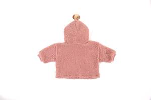 Vente en gros de pantalons d'hiver chauds pour filles, ensemble de sweats à capuche Sherpa avec visage souriant, provenant d'un fournisseur chinois - Product Image 5