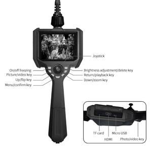 6mm muayene kamera, IP67 su geçirmez Led eklemli Borescope kamera, 5 "Wifi videoskop 2 metre <span class=keywords><strong>NDT</strong></span> türbin motorları - Product Image 3