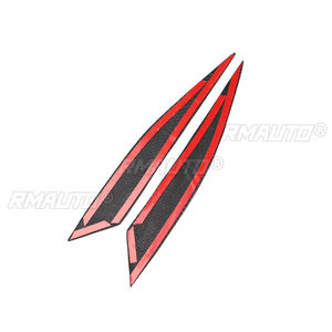 1 par de cubiertas de fibra de carbono real para faros delanteros de coche, para Mazda RX8-B 2004 2005 2006 2007 2008, accesorios para coche - Product Image 4