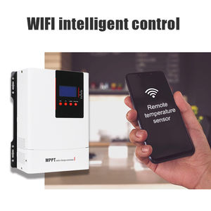 Régulateur de <span class=keywords><strong>panneau</strong></span> <span class=keywords><strong>solaire</strong></span> 12V 24V 36V 48V 120A Contrôleur de charge MPPT avec double affichage LCD USB Haute efficacité Contrôleur d'éclairage - Product Image 6