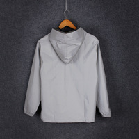 Veste coupe-vent réfléchissante ultra-résistante au design classique pour homme, manteau long décontracté, coque rigide, résistant à l'eau, grande taille