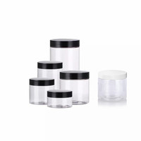 400ml 500ml pot cosmétique en plastique vide conteneur de crème pour le visage bonbons thé Snack bouteille d'emballage avec couvercle en plastique