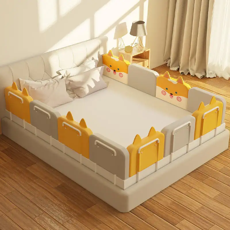 Fabrik neues Design Kleinkinder Sicherheit Schutz verstellbarer Zaun Luxus Bett gitter Guard Baby Bett gitter