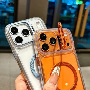 เคสโทรศัพท์มือถือแบบใสแม่เหล็กใหม่สำหรับ iPhone 18 12 13 17 Pro Max 14 15 16 Plus พร้อมขายึดเลนส์ ป้องกันฝาหลัง - Product Image 6