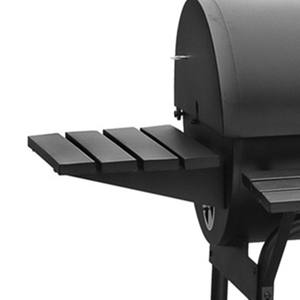 เตาย่างบาบีคิวแบบถังครึ่งกระบอกทำจากเหล็กเคลือบผงเตาย่างในประเทศแบบพกพากลางแจ้ง - Product Image 4