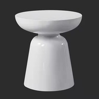 Table basse d'angle créative nordique simple, table d'appoint de luxe, table de chevet pour salon, table de canapé élégante et moderne en bois massif