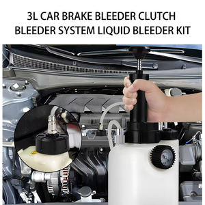 Outil de Remplacement de Liquide de Frein Podofo 3L avec Bouteille d'Extraction 1L, Pompe Manuelle de Purge 85mm, Kit de Réparation Automobile - Product Image 2