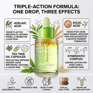 Suero de Ácido Azelaico con Logotipo Personalizado OBM OEM, Control de Grasa para el Acné, Cuidado de la Piel, Suero Facial con Ácido Kójico y Árbol de Té - Product Image 4