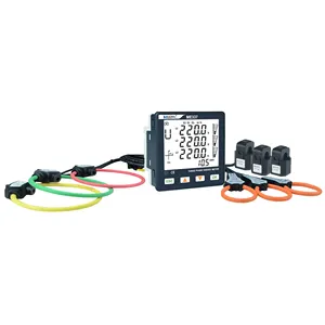 ME337 Rogowski Modbus R485 96*96mm 3 phase Meter AC Digital LCD Panel Power quality energy Analyzer