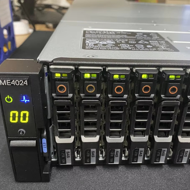 Factory Price Dells PowerVault ME4024 24 X 2.5" Drive Bays RJ-45 Port FC SAS ISCSI SAN Storage