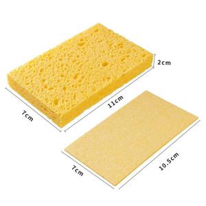 Nhiều Màu Tự Nhiên Bông Cellulose Gỗ Bột Giấy Nén Miếng Bọt Biển Mềm Ép Miếng Bọt Biển Cho Mặt Và Món Ăn Rửa Trong Nhà Bếp - Product Image 3