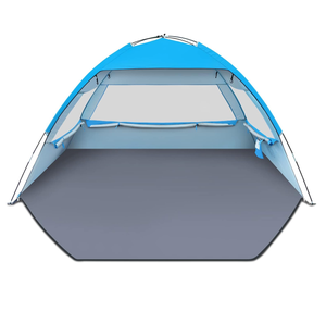 เต็นท์ชายหาด OEM สำหรับ 3/4/6/8/10 คน ป้องกันแสงแดด UPF 50+ ป้องกันรังสียูวี น้ำหนักเบา ติดตั้งง่าย หลังคาบังแดดชายหาด - Product Image 1