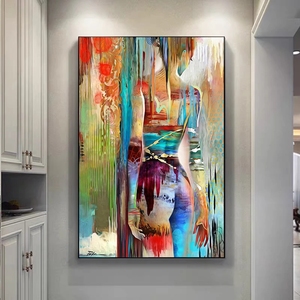 Dipinti a Mano Personalizzati 100% con Colori Vivaci di Ballerini per Decorazione Alberghiera - Product Image 3