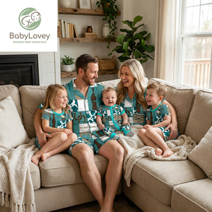 Babylovey - Pijamas Personalizados de Viscosa de Bambú Suave para Mamá e Hija, Ropa de Dormir para Madres y Bebés - Product Image 2