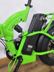 Vélo électrique pliable de 20 pouces, ebike avec pneus larges, 500W 48V, pour la plage, la neige, nouvelle collection - Product Image 5