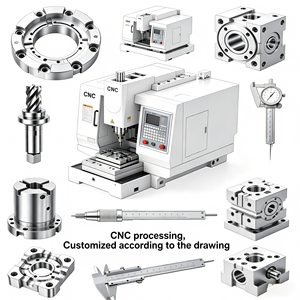 Services d'usinage CNC 5 axes, pièces métalliques de précision personnalisées pour l'aérospatiale et la défense - Product Image 1