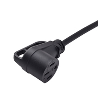 Cable de Alimentación Europeo Schuko a 14-50R, Conector Schuko Macho a 14-50R Hembra, Enchufe de 50 Amperios para Vehículos Eléctricos