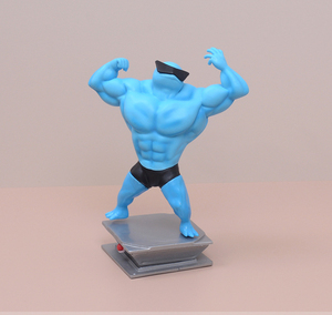 Vente en gros de figurines <span class=keywords><strong>Pokémon</strong></span> de style nouveau, Pikachu musclé, Charmander, Squirtle, Gengar, figurines de musculation - Product Image 4