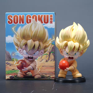 Figurine en PVC <span class=keywords><strong>Super</strong></span> Saiyan Kid Goku version Q avec base Dragoned Balled, boîte de couleur pour décoration d'intérieur et cadeau, collection d'<span class=keywords><strong>anime</strong></span> DBZ - Product Image 5