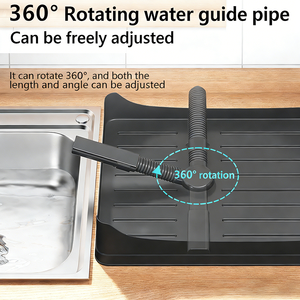 Moderno Escurridor de <span class=keywords><strong>Platos</strong></span> de Metal de Dos Niveles, Organizador de Cocina, Escurridor de <span class=keywords><strong>Platos</strong></span> <span class=keywords><strong>para</strong></span> Fregadero, Estantes Organizadores <span class=keywords><strong>para</strong></span> Cocina - Product Image 5