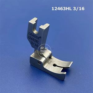 12463HL 3/16 12463HL 1/8 Pie Prensatelas Articulado con Guía Izquierda y Alimentación de <span class=keywords><strong>Aguja</strong></span> <span class=keywords><strong>para</strong></span> Máquina de <span class=keywords><strong>Coser</strong></span> de Puntada Fija, <span class=keywords><strong>para</strong></span> Camisas y <span class=keywords><strong>Telas</strong></span> Finas - Product Image 1