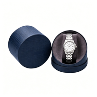 Boîte Montre Pliante Luxe en Carton Rouge, Logo & Taille Personnalisés, Design Mode