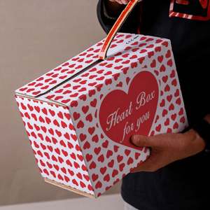 Customized <b>Pink</b> Kraft Corrugated Board Zipper <b>Box</b> Recycled Tear Strip Coffee Paperboard Packaging for Clothing Matt Lamination - Product Image 5