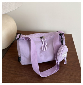 Sac pour femme inspiré des créateurs, avec mini pochette amovible, forme ovale, cuir PU de haute qualité et bandoulière réglable - Product Image 2