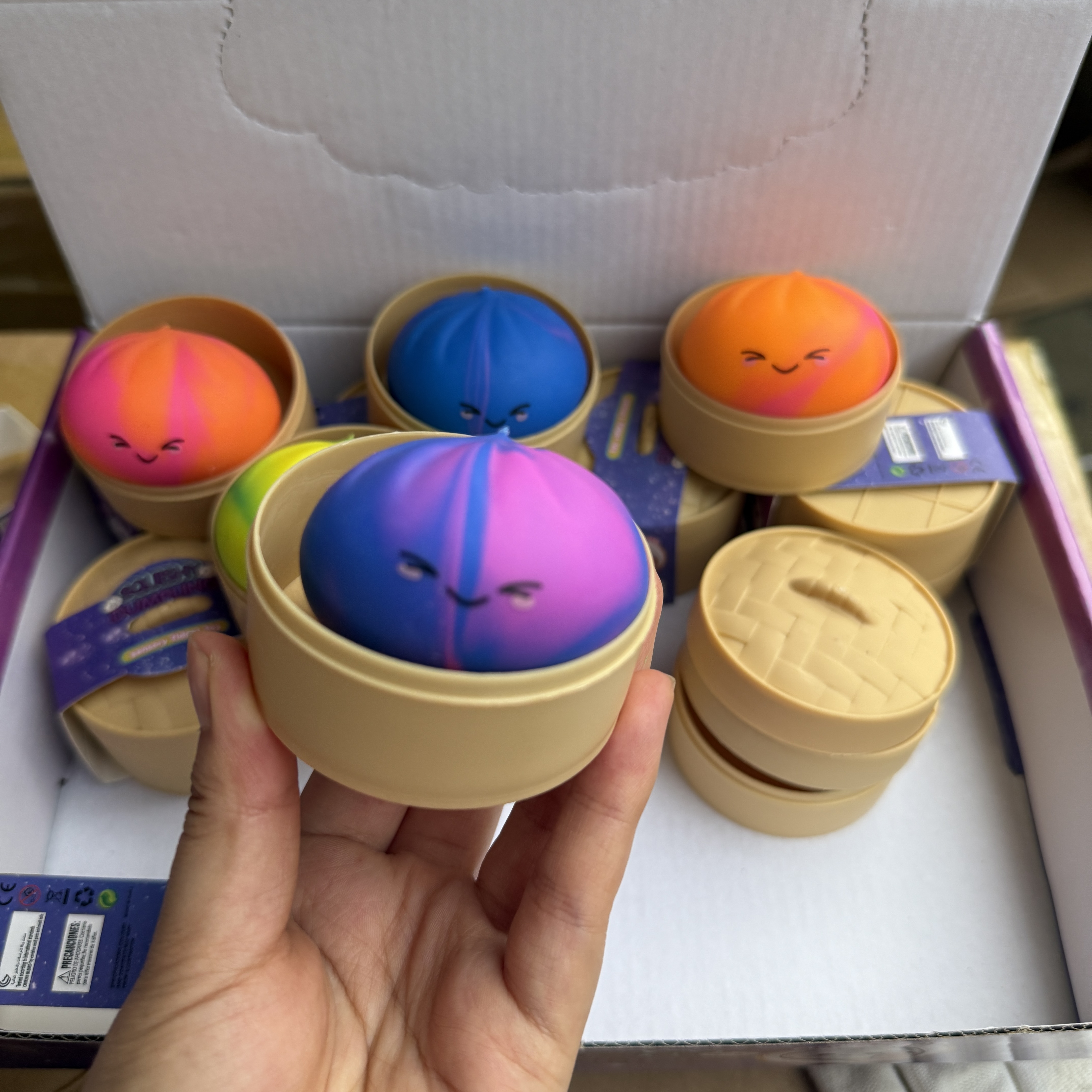 5,3 cm une pièce + cuiseur vapeur + boîte Couleurs aléatoires