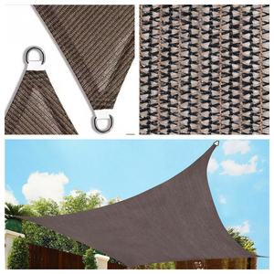 Voile d'ombrage HDPE pour extérieur, auvent de patio, protection de voiture contre la pluie, auvents de jardin, <span class=keywords><strong>toile</strong></span> de protection solaire, <span class=keywords><strong>toile</strong></span> d'ombrage de plage - Product Image 2